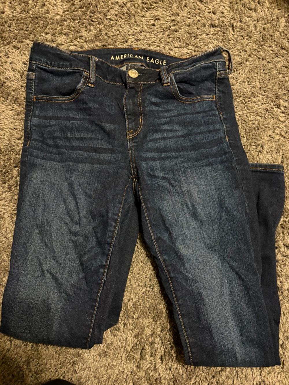 American Eagle Outfitters Women’s Dark Indigo Skinny Jeans